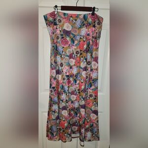 LuLaRoe Vibrant Floral Maxi Skirt.